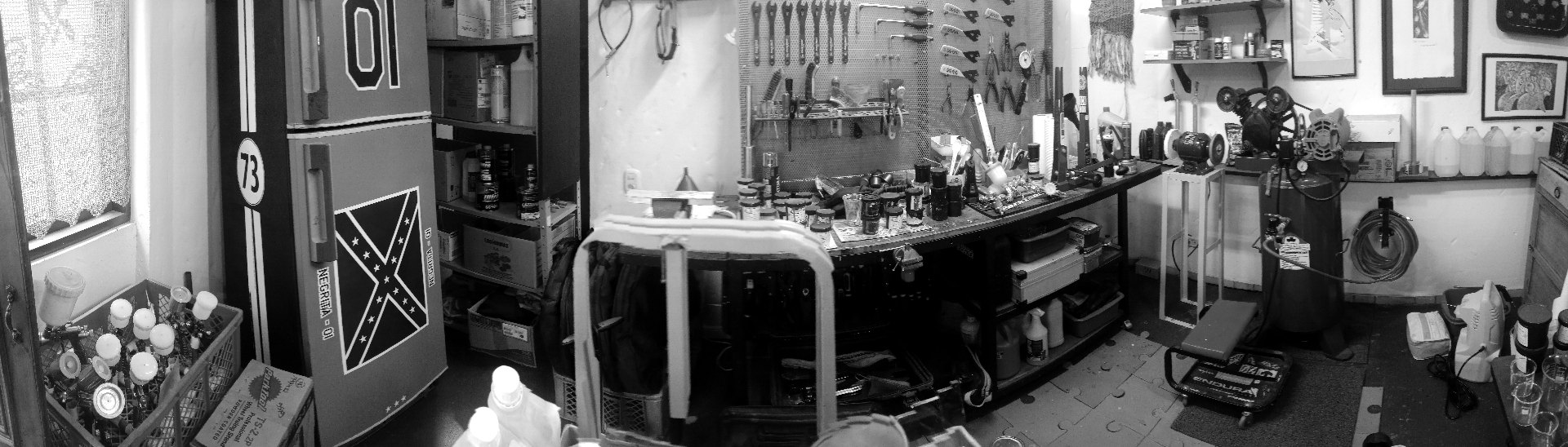 73 Technik workshop — panoramic view